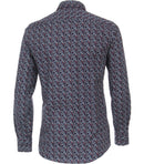 Long Sleeve Print Shirt - Blue