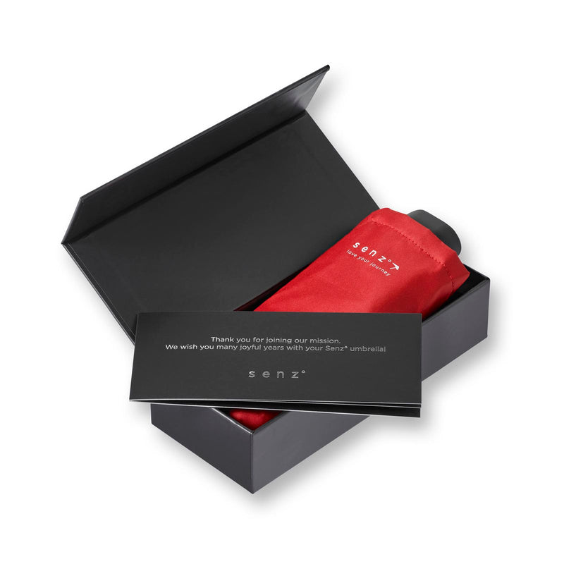 Micro Foldable Storm Umbrella - Passion Red