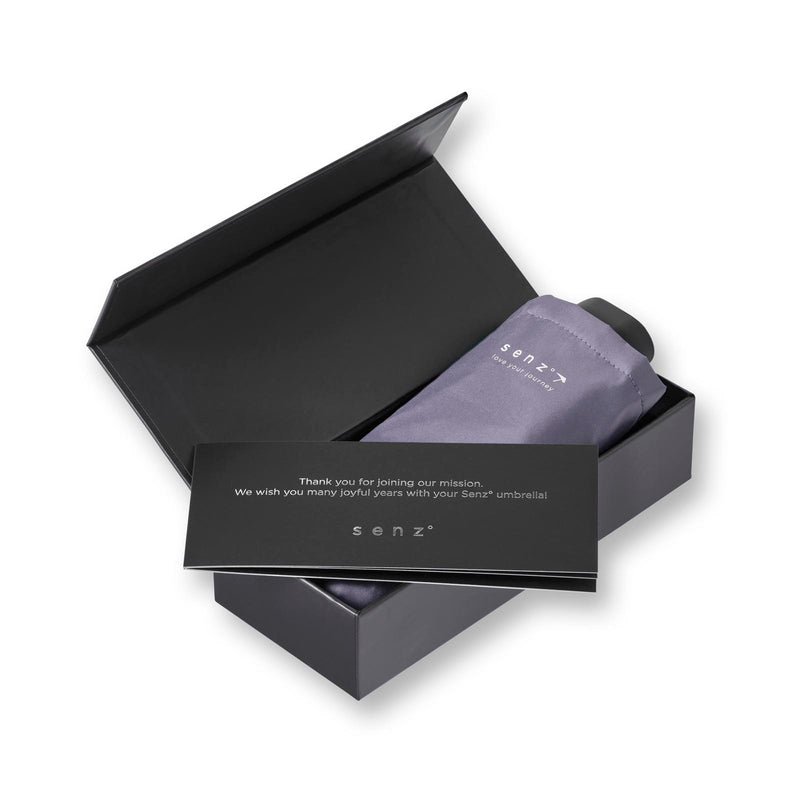 Micro Foldable Storm Umbrella - Lavender Gray