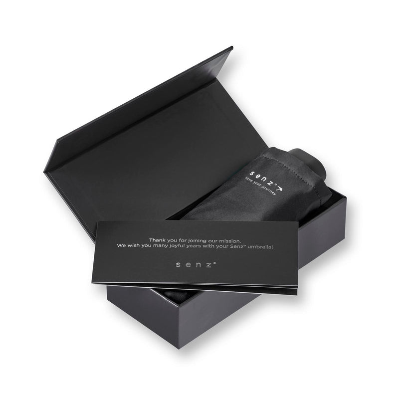 Micro Foldable Storm Umbrella - Pure Black