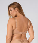 Modern Finesse Wired Padded Bra - Beige