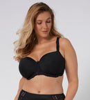 Amourette Charm Wired Padded Bra - Black