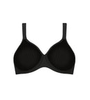 Modern Soft+ Cotton Wired Bra - Black