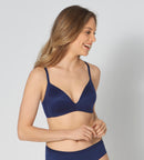 Body Make Up Soft Touch Padded Bra - Navy Blue