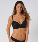 Body Make-Up Soft Touch Wired Padded Bra - Black