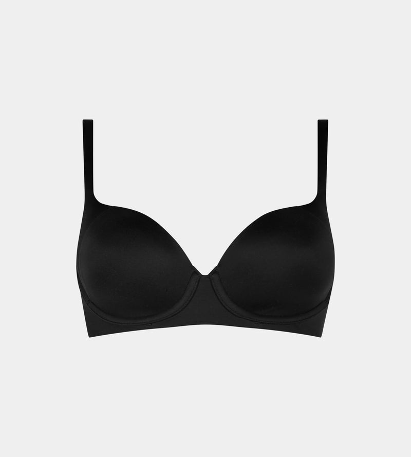 Body Make-Up Soft Touch Wired Padded Bra - Black
