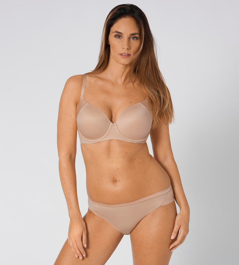 Body Make-Up Soft Touch Wired Padded Bra - Neutral Beige