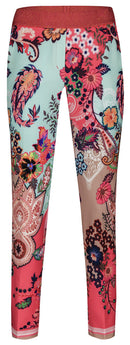 Denise Print Trouser - Pink