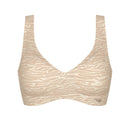 Zero Feel Print Bralette - Skin-light