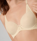 Aura Spotlight Underwired Half Cup Padded Bra - Creamy