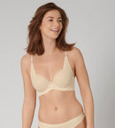Aura Spotlight Underwired Half Cup Padded Bra - Creamy