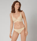 Aura Spotlight Underwired Half Cup Padded Bra - Creamy