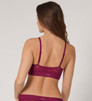 Go AllRound Lace Padded Bra - Dark Wine
