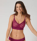 Go AllRound Lace Padded Bra - Dark Wine