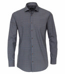 Print Cut Away City Shirt - Blue