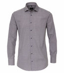 Print Cut Away City Shirt - Brown