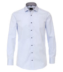Plain Cut Away City Shirt - Blue
