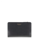 Heritage Dog Outline Medium Bifold Purse - Black