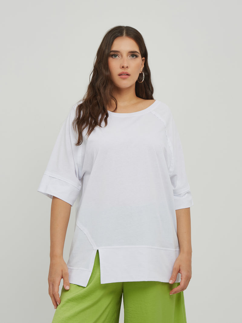 WHITE T SHIRT - White