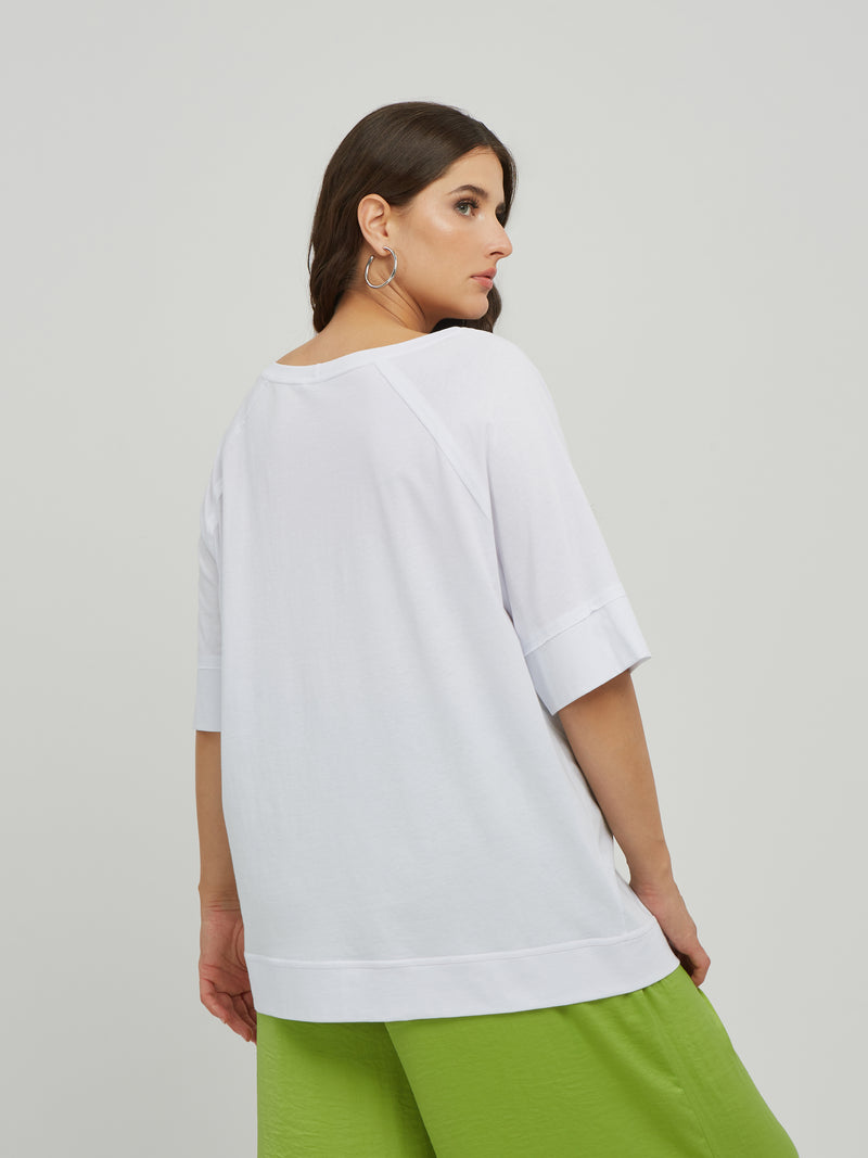 WHITE T SHIRT - White