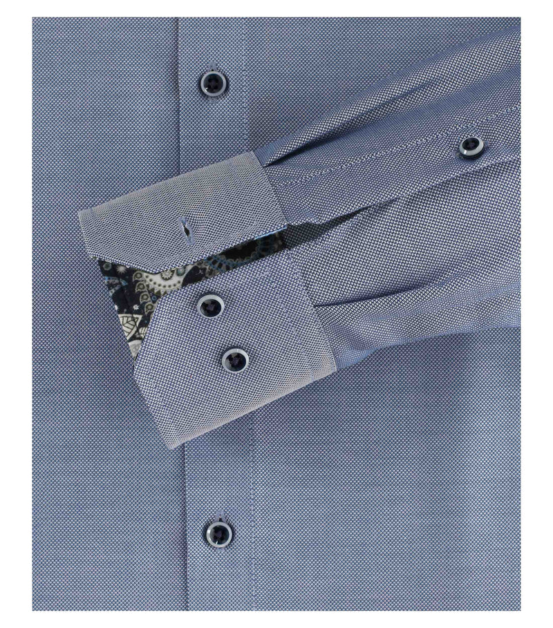 Long Sleeve Plain Shirt - Blue
