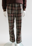 Tartan Trousers - Brown/cream