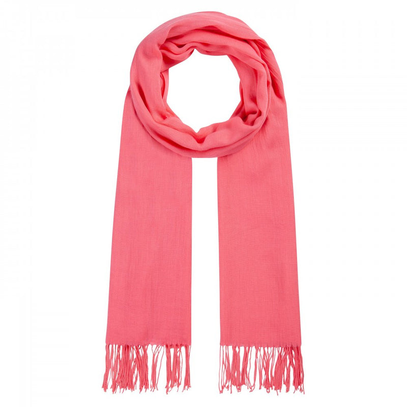 Plain Scarf - Coral