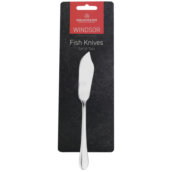 Set 2 Fish Knives Windsor Carded