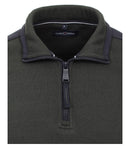 Plain Troyer Sweatshirt - Night Blue