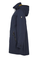 Hooded Showerproof Coat - Navy