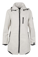 Hooded Showerproof Coat - Sand