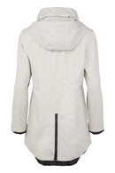 Hooded Showerproof Coat - Sand