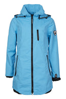 Hooded Showerproof Coat - Pacific Blue