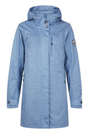Showerproof Hooded Coat - Blue