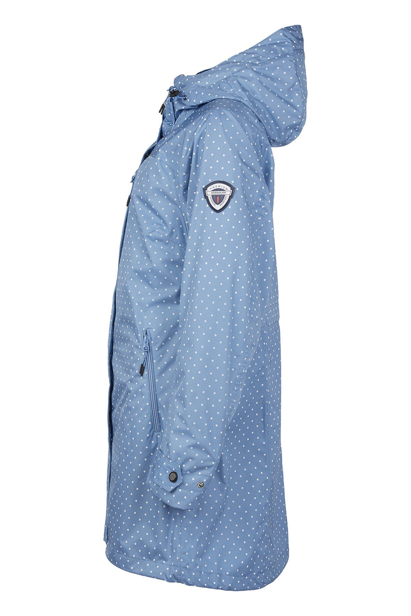 Showerproof Hooded Coat - Blue