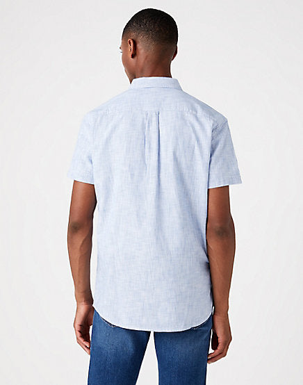 1 Pocket Short Sleeve Shirt - Nautical Blue