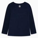 Print Long Sleeve Top - Azul