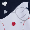 Print Long Sleeve Top - Azul