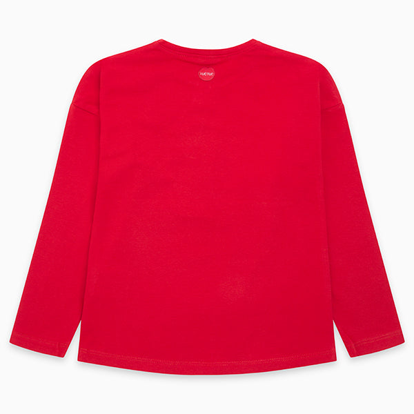 Love Emblem Jersey Top - Red
