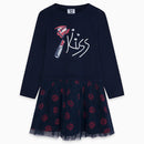 Jersey Short Sleeve Dress - Azul