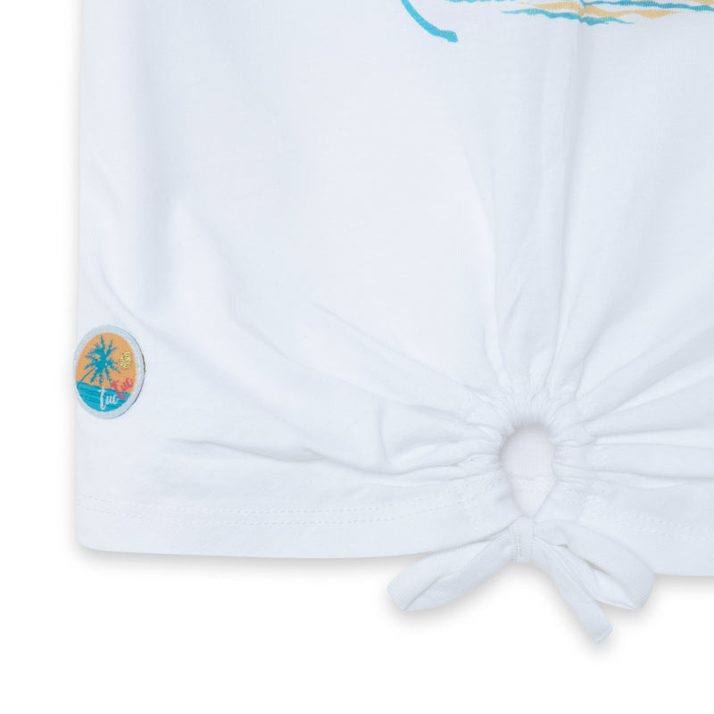 Jersey T-shirt And Shorts - White