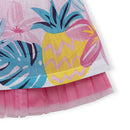 Poplin And Tulle Dress - White