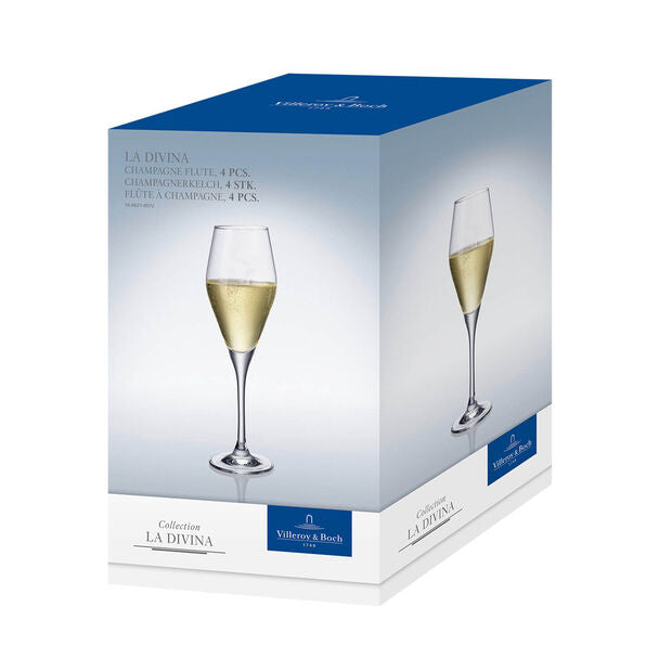 La Divina Champagne Set Of 4