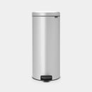 30 Litre Pedal Bin Metallic Grey
