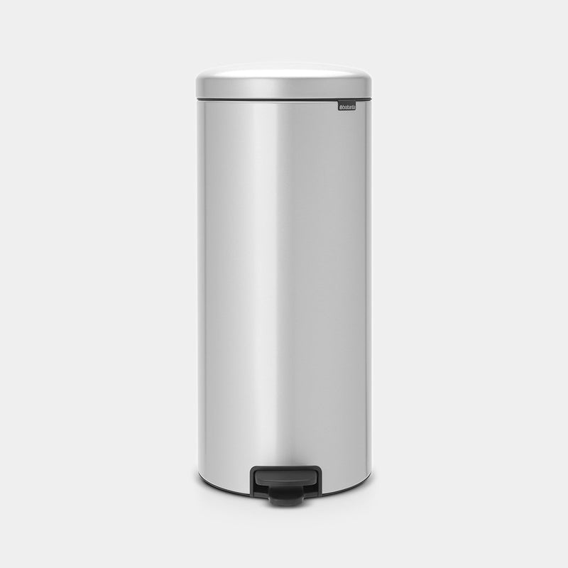 30 Litre Pedal Bin Metallic Grey
