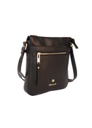 Lille Front Zip Pocket Crossbody - Black