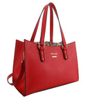 Dagari Ethnic Print Grab Bag - Red