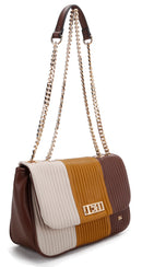 Chain Crossbody Bag - Brown
