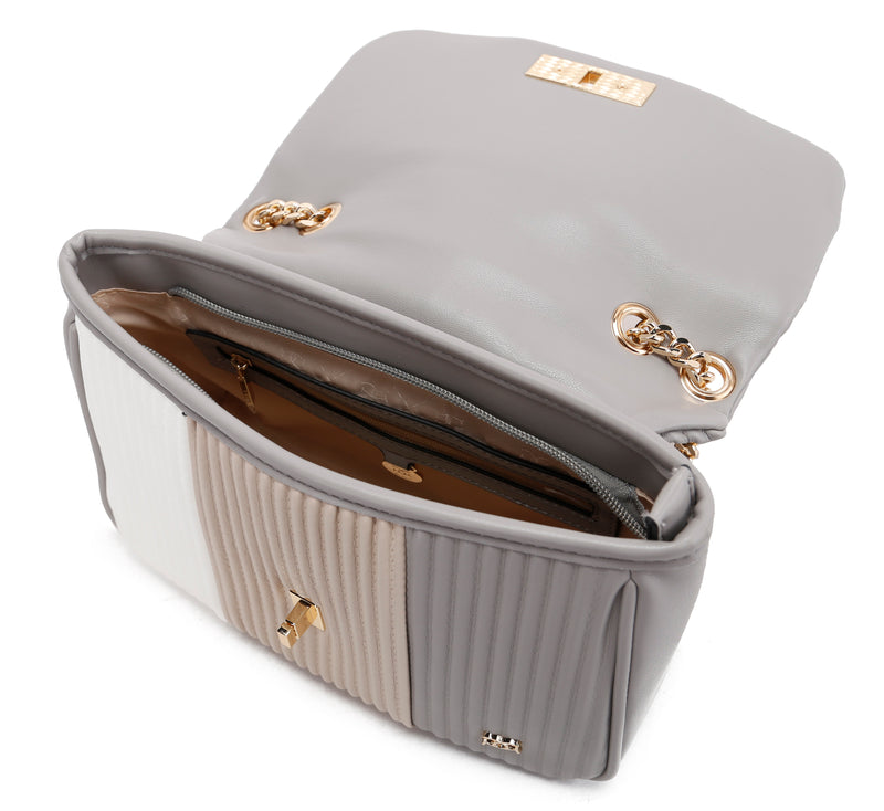 Chain Crossbody Bag - Burgundy