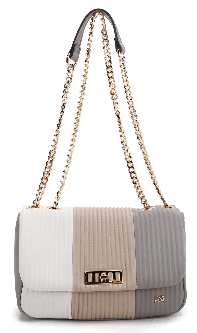 Chain Crossbody Bag - Burgundy